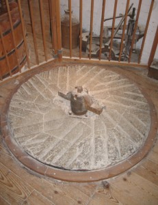 Grinding_Stone_(Bed-stone),_Redbournbury_Mill_-_geograph.org.uk_-_1561139