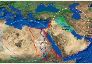egypt meso map