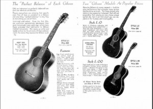 Gibson in catalogue