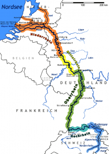 Rhein-Karte