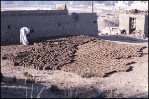 making sun baked mud bricks-rs