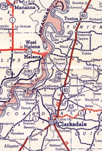 clarksdale map
