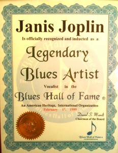 janis blues hall of fame
