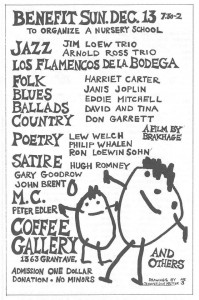 Janis Coffee Gallery 13 Dec 1964