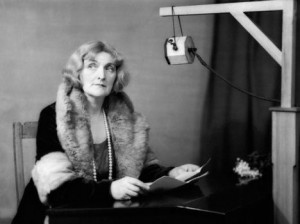 Dame Sybil Thorndike at the BBC