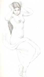 draped nude 2005
