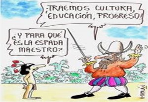 Colonizacion caricatura