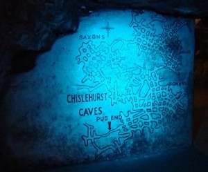 chislehurst caves blue