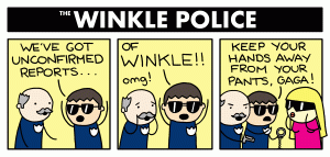 Web Comics 175 - Lady Gaga - Winkle Police