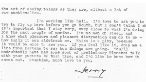 SALINGER-LETTER