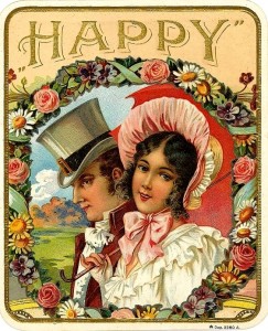 Happy-Vintage-Cigar-Box-Label