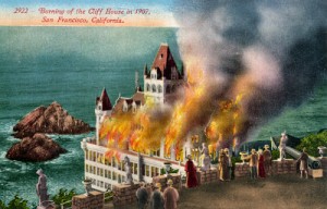 burning Cliff House